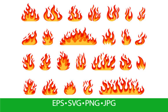 Download Cartoon Flame. Bonfire Flames, Fireballs - Premium Resources