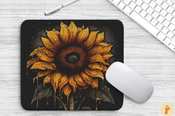 Download Sunflower in the Style of Gothic Art - Flower Collection