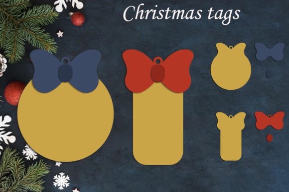 Download Christmas Gift Tags, Holiday Labels Svg - Premium Resources