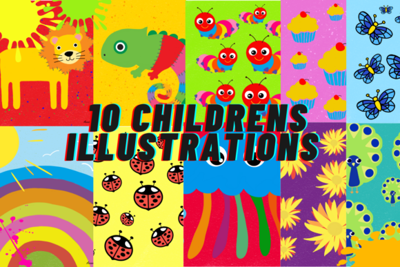 Download Children's Vibrant and Fun Illustrations - Fun illustrations Collection
