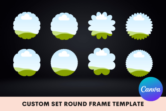 Download Canva Round Shape Frame Template - Premium Resources