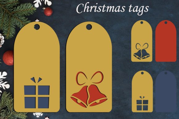 Download Christmas Gift Tags, Holiday Labels Svg - Premium Resources
