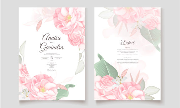 Download Romantic Wedding Invitation Card Flower - Flower Collection