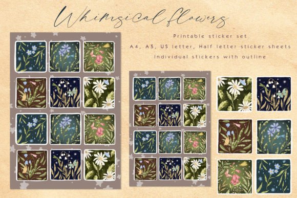 Download Summer Flowers Sticker Set - Flower Collection