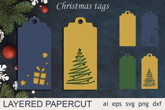 Download Christmas Gift Tags Svg, Holiday Labels - Premium Resources