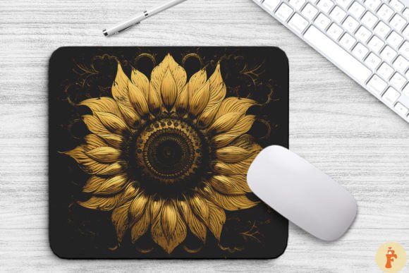 Download Sunflower in the Style of Gothic Art - Flower Collection
