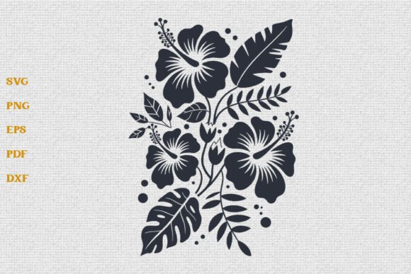 Download Tropical Hibiscus Flower SVG Summer SVG - Flower Collection