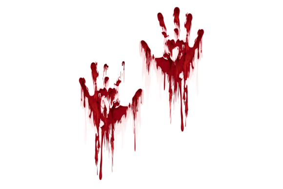 Download Blood Hand Stain. Crime Scene Horror Mar - Horror Collection