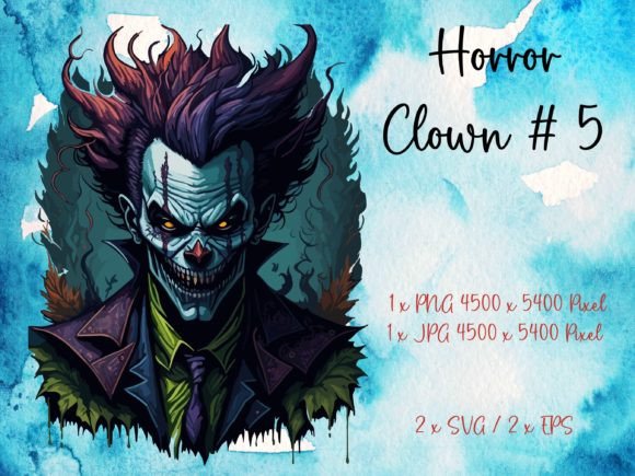 Download Horror Clown # 5 - Horror Collection